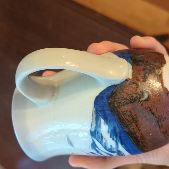 Handpainted seagull mug - Picture 6 of 7